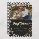 Search for black and white photo christmas cards Gold