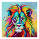 Search for lion posters Watercolor