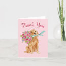 Search for golden retriever thank you cards Puppy