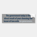 Search for lesser evil bumper stickers Voting