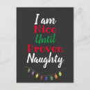 Search for naughty postcards Santa's list