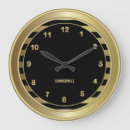 Search for numbers template clocks Black