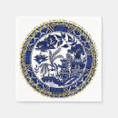 Search for blue willow napkins Blue and white