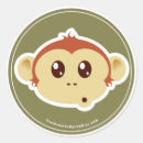 Search for monkey head stickers Animal