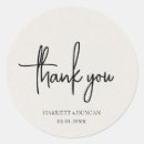 Search for beige wedding stickers Thank you