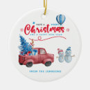 Search for blue truck christmas tree decorations Classic