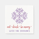 Search for red and gold christmas napkins Merry