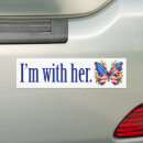 Search for for her bumper stickers I'm with her