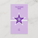 Search for pale business cards Purple