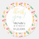 Search for pink macaron stickers Watercolor