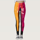 Search for paint drip leggings Black