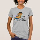 Search for peanuts franklin tshirts Black comic strip character