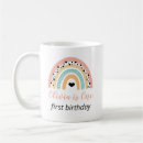Search for 1st birthday party mugs Girl