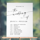 Search for timeline wedding signs Black white
