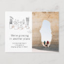 Search for moving announcement postcards We have moved