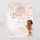 Search for ethnic princess baby shower invitations Gold