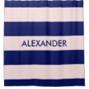 Search for navy blue shower curtains Initials