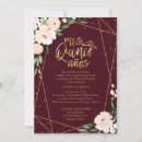 Search for floral spanish quince invitations Gold foil