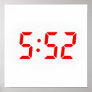 Search for digital clock posters Modern