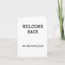 Search for welcome back cards Students