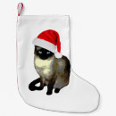 Search for siamese cat christmas stockings Kitty