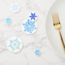 Search for snowflake confetti Blue