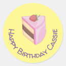 Search for cake slice stickers Birthday