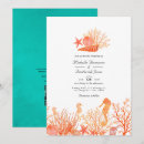 Search for coral rsvp wedding invitations Beach
