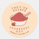 Search for cranberries stickers Thanksgiving
