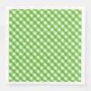 Search for green and white checkered napkins Checks