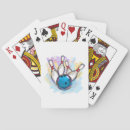 Search for bowling playing cards Illustration
