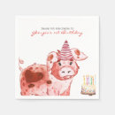 Search for pig napkins Birthday party