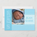 Search for french birth announcement cards Baby