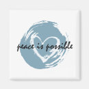 Search for peace magnets Blue
