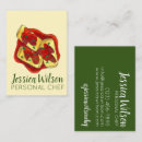 Search for recipe business cards Chef
