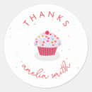 Search for cupcake thank you stickers Cute