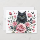 Search for gothic cat postcards Elegant