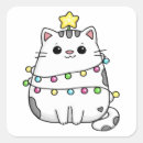 Search for cute cat design stickers Vintage