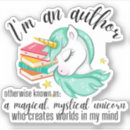 Search for authors stickers Writing