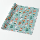 Search for raccoon wrapping paper Winter