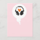 Search for listening music postcards Headphones