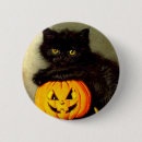 Search for kitten pumpkin badges Halloween