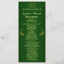 Search for peacock wedding programmes Green