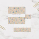 Search for flower shape business cards Pattern