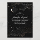Search for moon and stars bridal shower invitations Gold