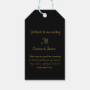 Search for black and gold gift tags Script