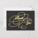Search for gold thank you cards Classic