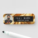 Search for black and gold name tags Company