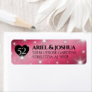 Search for ruby wedding anniversary return address labels Elegant