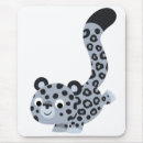 Search for snow leopard mousepads Kawaii